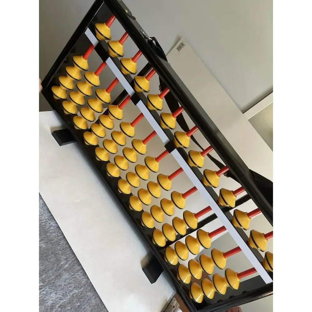 Large Japanese Chinese Abacus Big Soroban Abacus For Teacher & Student 13 Digits